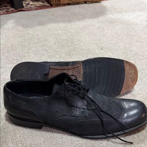Ecco Men's Classic Black Oxfords size 46 European
